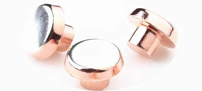 সিলভার নিকেল যোগাযোগ rivets জন্য নিয়মিত চালান